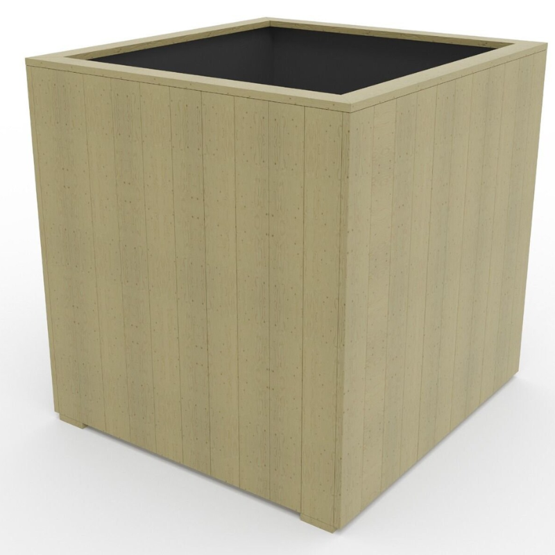 Handmade Wooden Planter Box – Rustic Outdoor Garden Planter for Flowers, Herbs & Plants