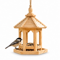 Handmade Wooden Bird Feeder – Garden Bird Feeding House for Wild Birds